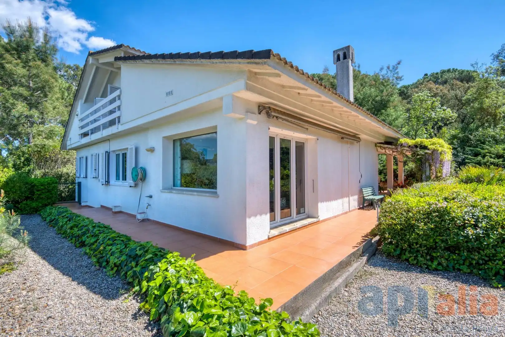 Vista exterior de Casa o xalet en venda en Santa Cristina d'Aro amb Calefacció, Jardí privat i Terrassa
