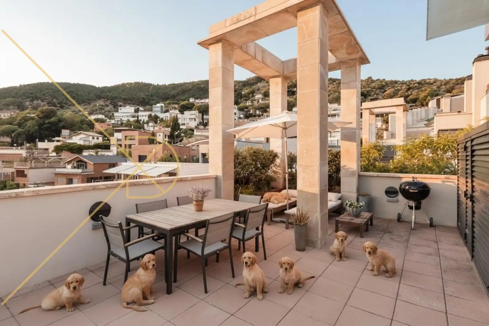 Terrassa de Casa o xalet en venda en Barcelona amb Aire condicionat, Calefacció i Parquet