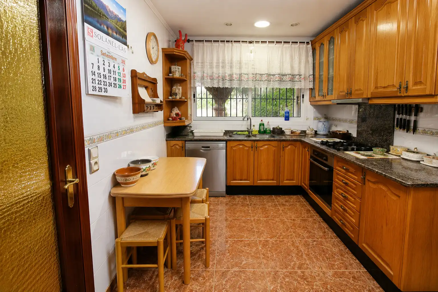 Cocina de Casa o chalet en venta en Caldes de Montbui con Calefacción, Jardín privado y Terraza