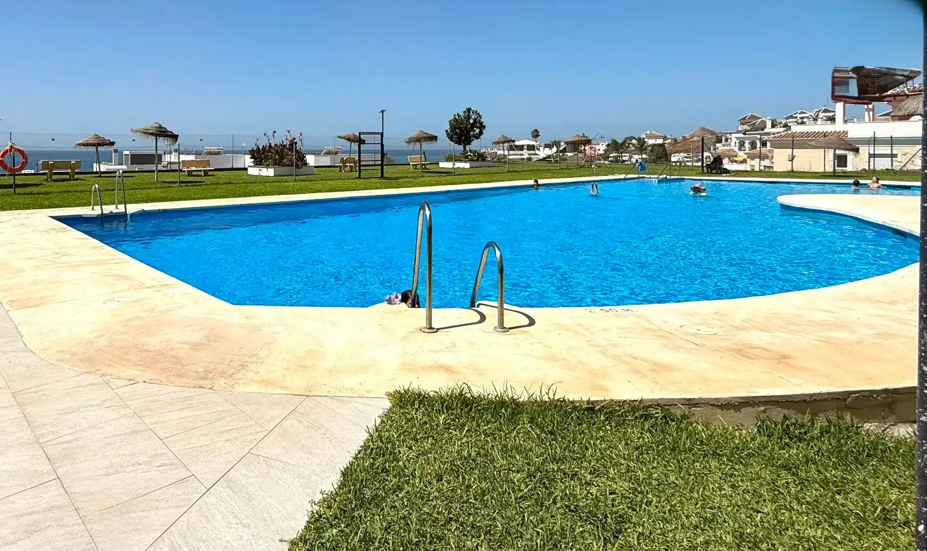 Swimming pool of Flat for sale in Torrox  with Air Conditioner, Private garden and Storage room