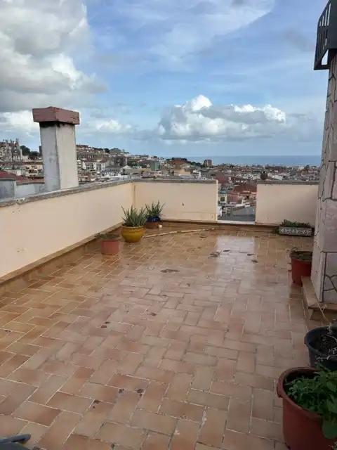 Terrasse von Dachboden zum Verkauf in Mataró mit Klimaanlage, Heizung und Terrasse