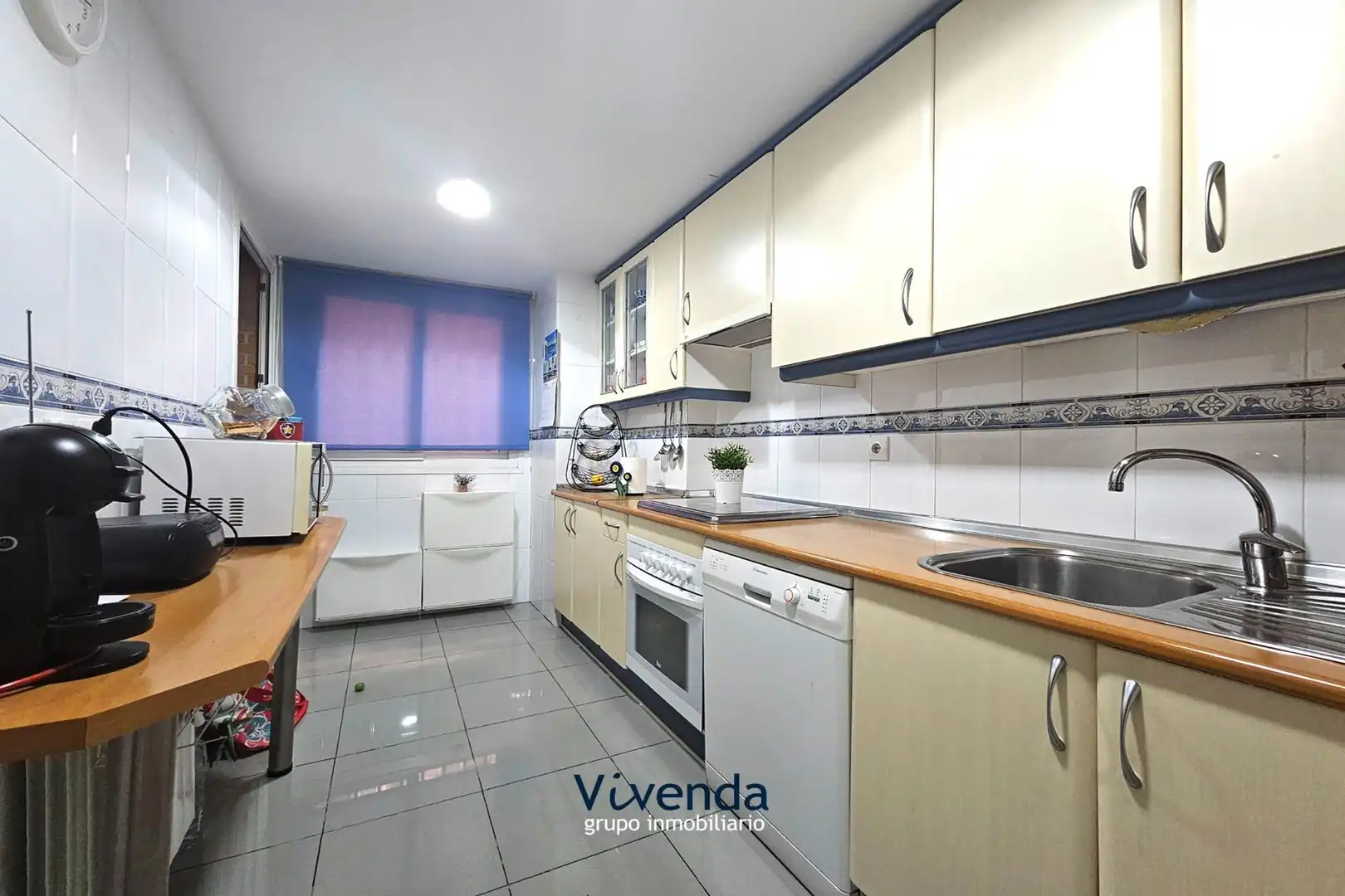 Cocina de Piso en venta en Humanes de Madrid con Calefacción, Jardín privado y Terraza