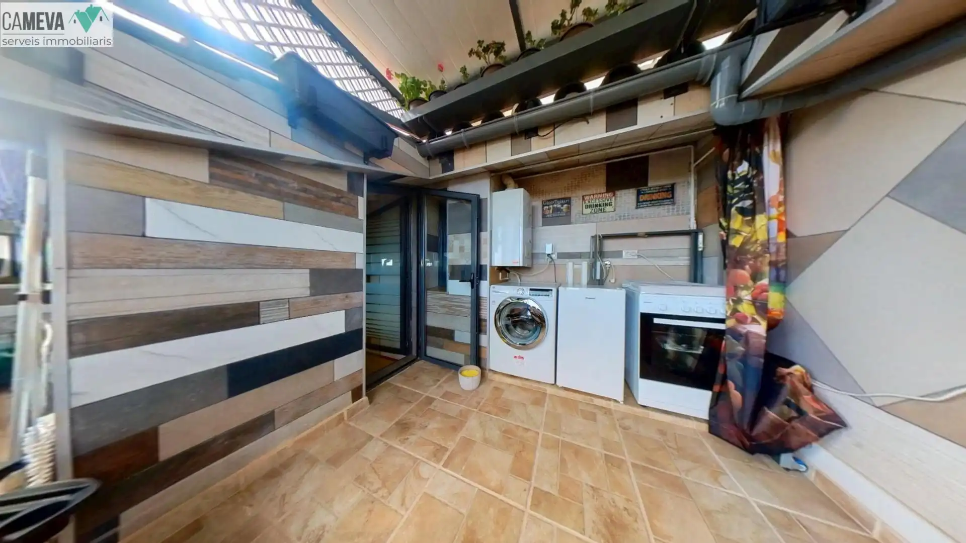 Cuina de Dúplex en venda en Sabadell amb Calefacció, Parquet i Terrassa