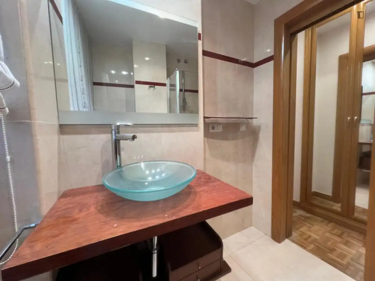 Bany de Apartament per a compartir en Burgos amb Moblat, Forn i Rentadora