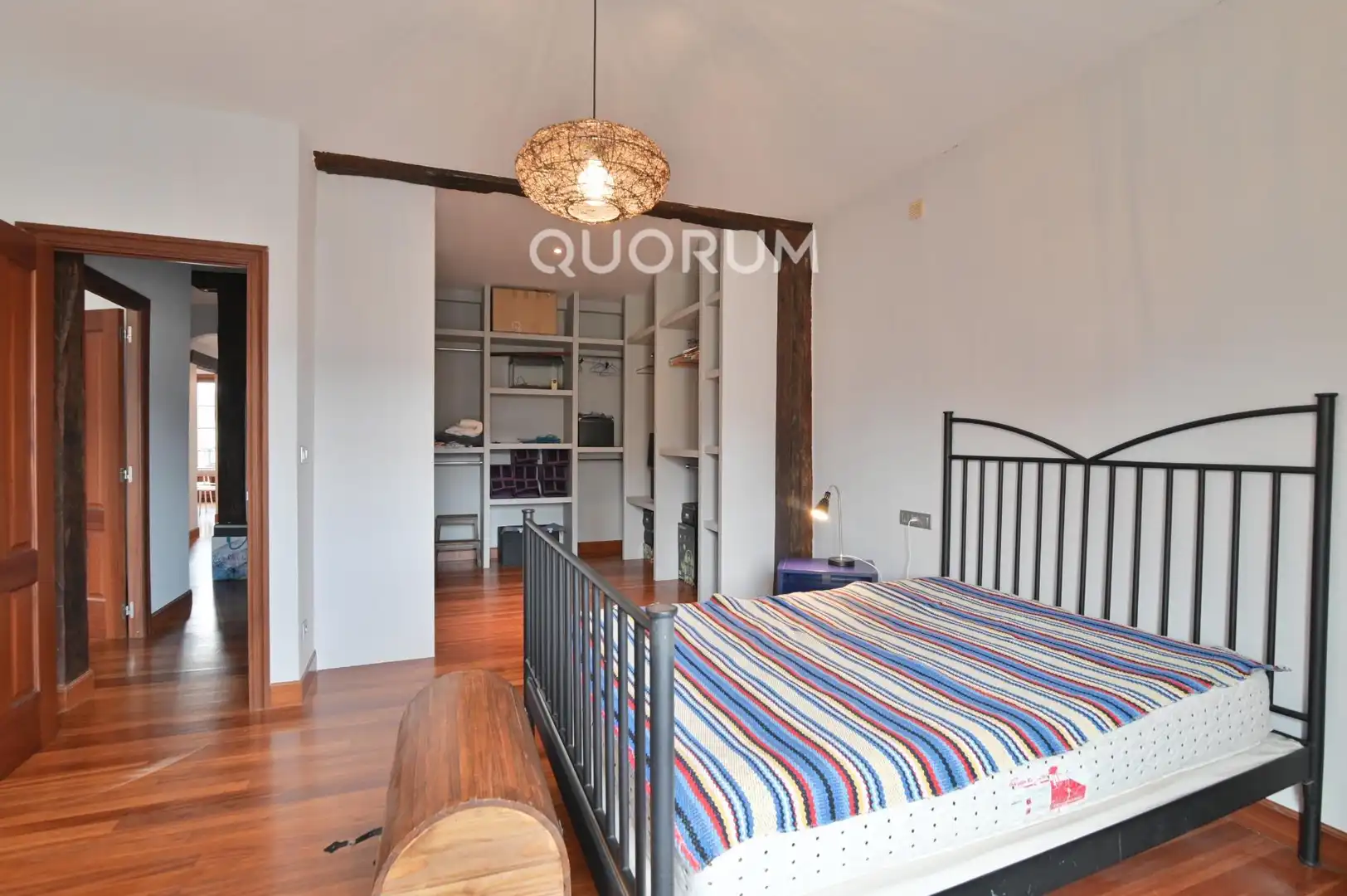 Bedroom of Flat for sale in Bilbao   with Furnished, Balcony and Jacuzzi