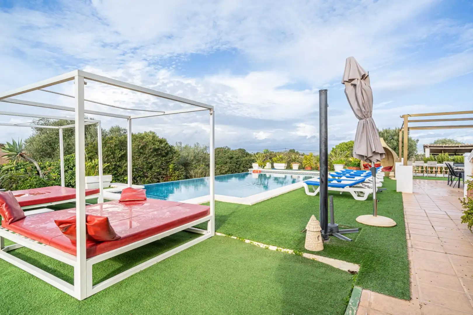Terraza de Casa o chalet en venta en  Palma de Mallorca con Aire acondicionado, Calefacción y Jardín privado