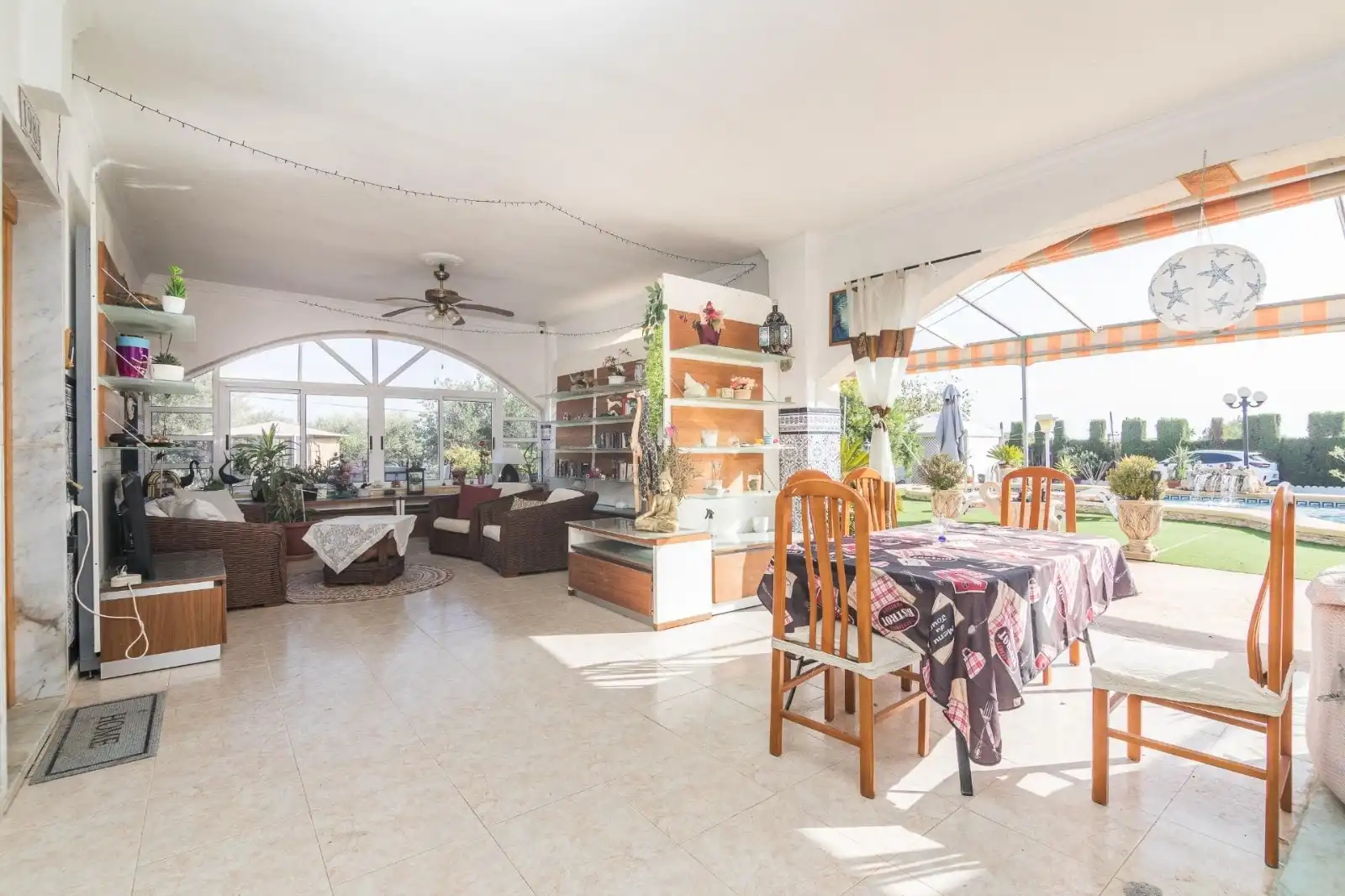 Dining room of Houses for share in Elche / Elx  with Air Conditioner, Heating and Private garden