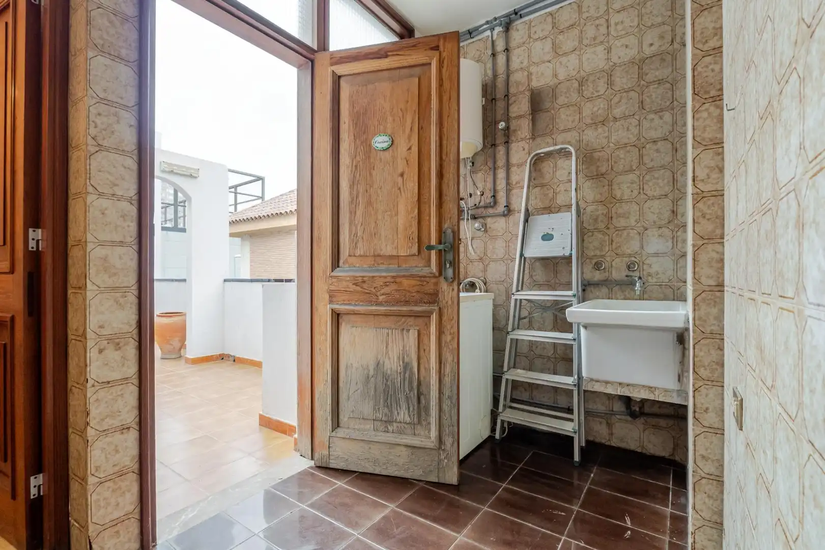 Bany de Casa adosada en venda en Las Palmas de Gran Canaria amb Jardí privat, Parquet i Terrassa