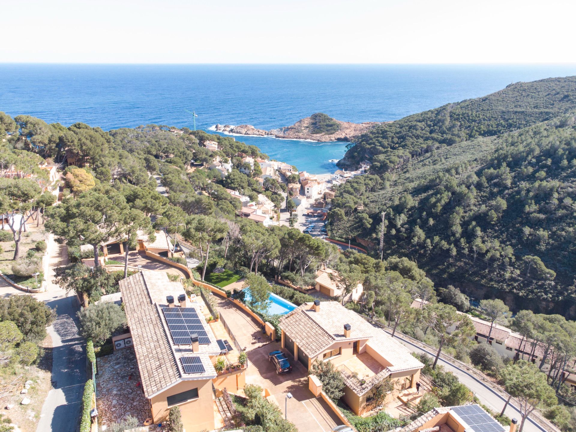 Vista exterior de Casa adosada en venda en Begur amb Aire condicionat, Calefacció i Jardí privat
