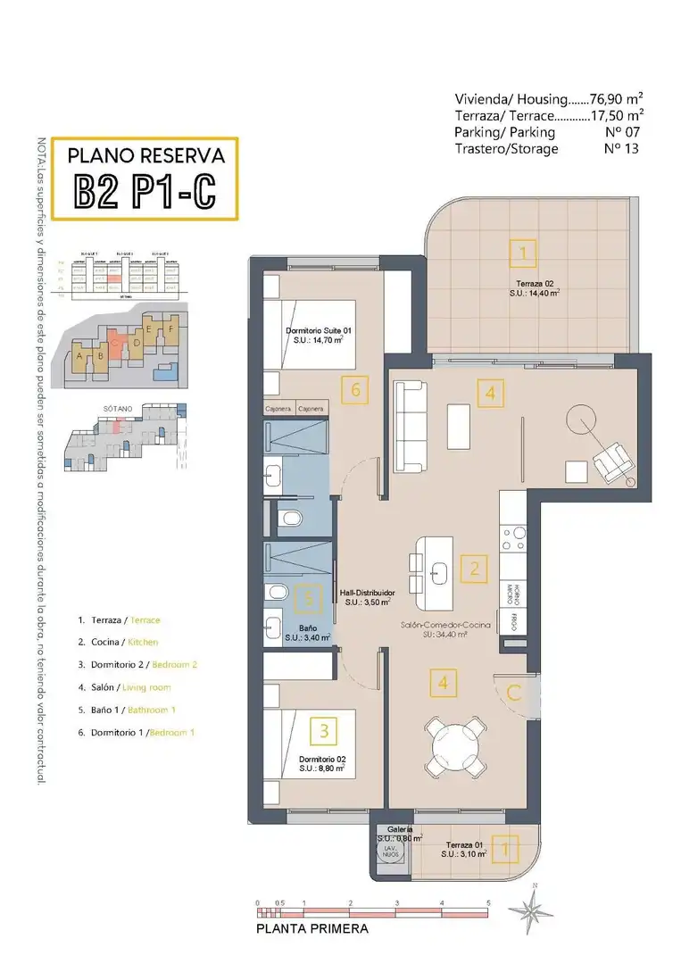 Apartamento con piscina en venta en N/A, imagen 10