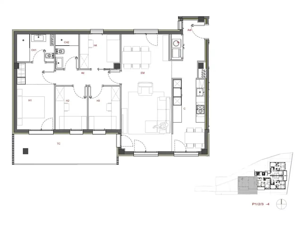Flat with lift for sale in Avenida Pius XII, imagen 5