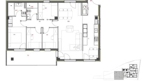 Piso en venta en EstadiHorta VermellaSanta Anna, imatge 5
