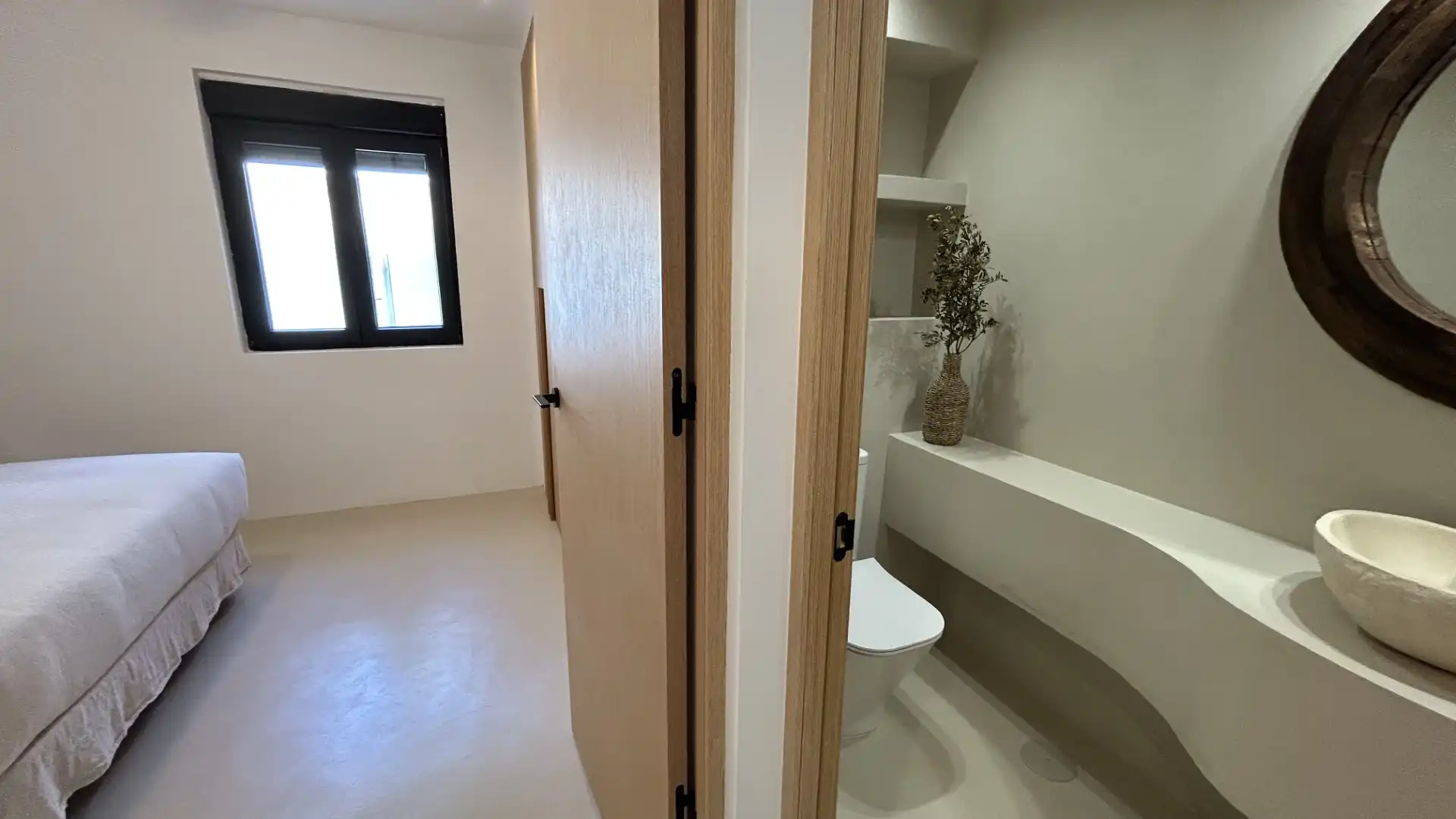 Badezimmer von Haus oder Chalet zum Verkauf in Torremolinos mit Klimaanlage, Heizung und Privatgarten