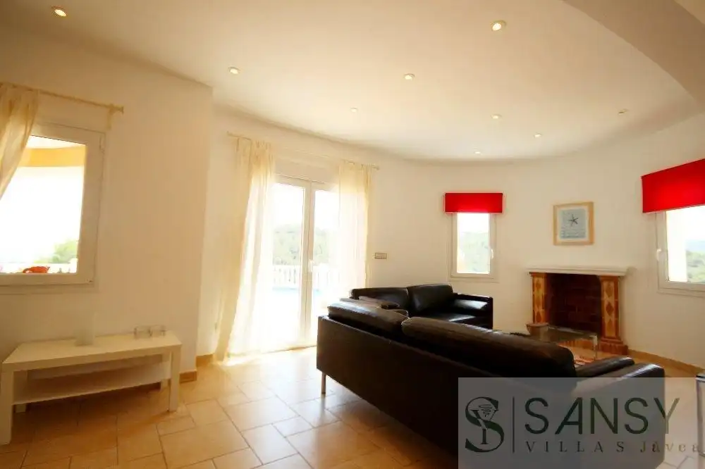 Living room of Houses for sale in Jávea / Xàbia  with Air Conditioner, Heating and Storage room