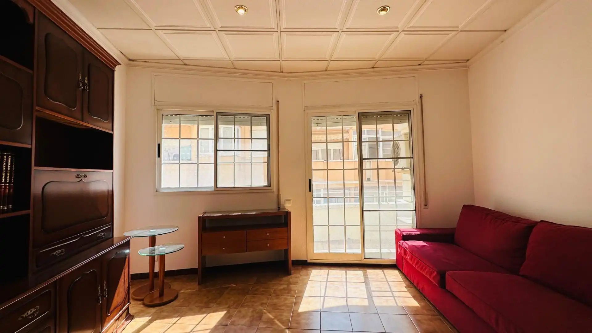 Sala de estar de Piso en venta en Amposta con Aire acondicionado, Terraza y Amueblado