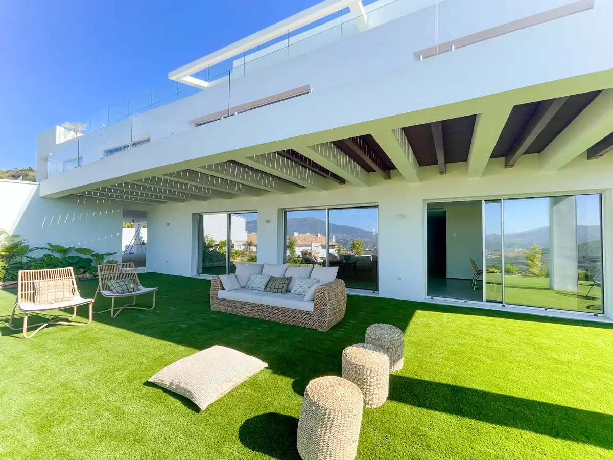 Terrace of Houses for sale in Mijas  with Air Conditioner, Private garden and Terrace