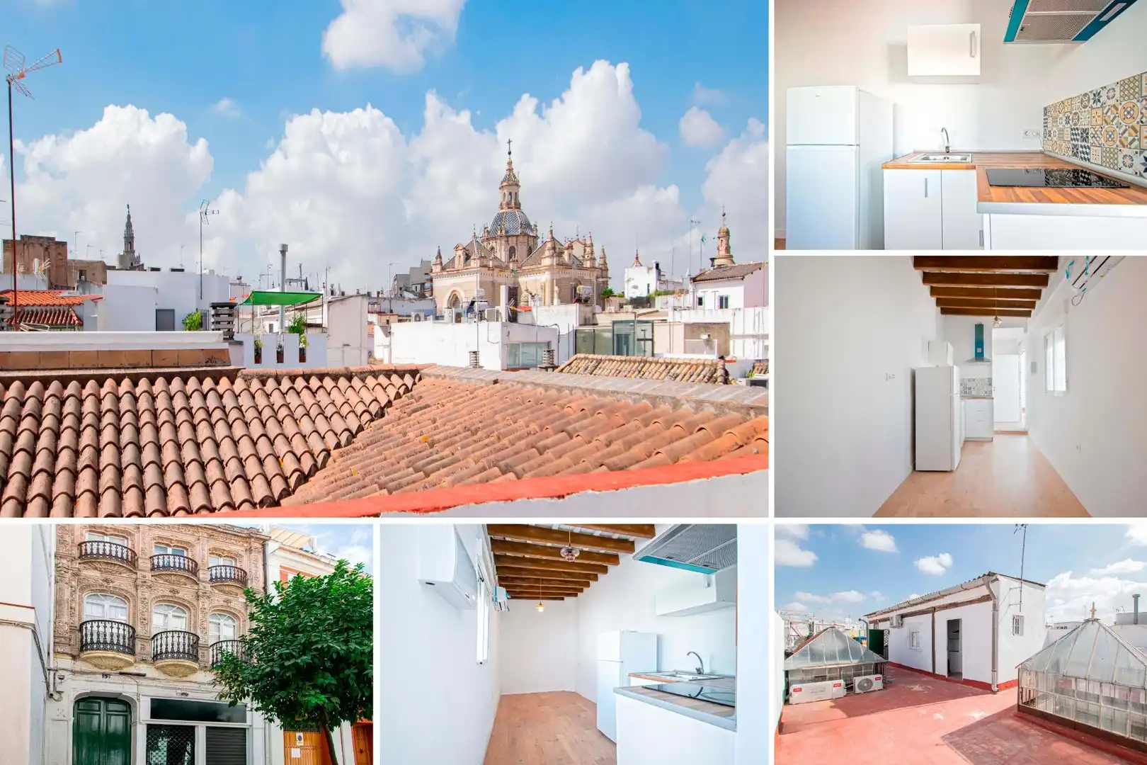 Außenansicht von Wohnung zum Verkauf in Sevilla mit Klimaanlage