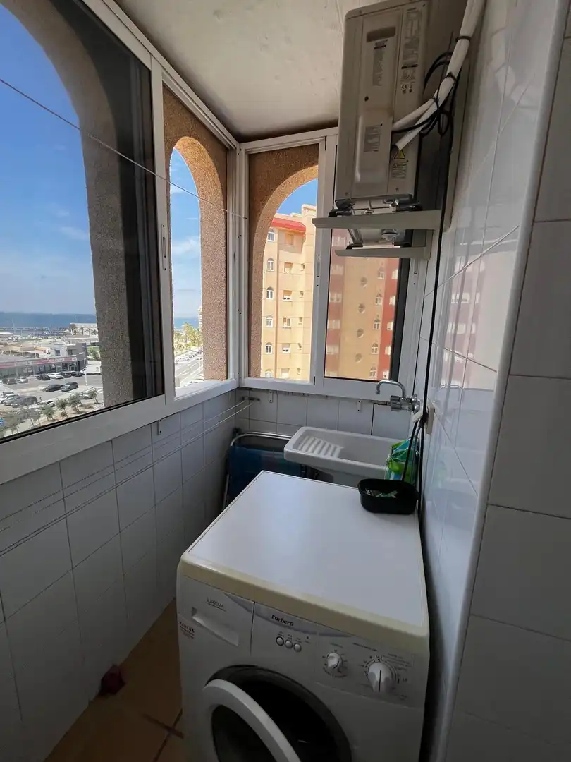 Bedroom of Flat for sale in La Manga del Mar Menor  with Air Conditioner, Private garden and Furnished