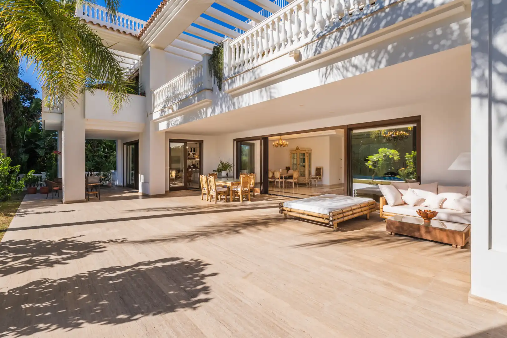 Terrassa de Casa o xalet en venda en Estepona amb Aire condicionat, Jardí privat i Terrassa