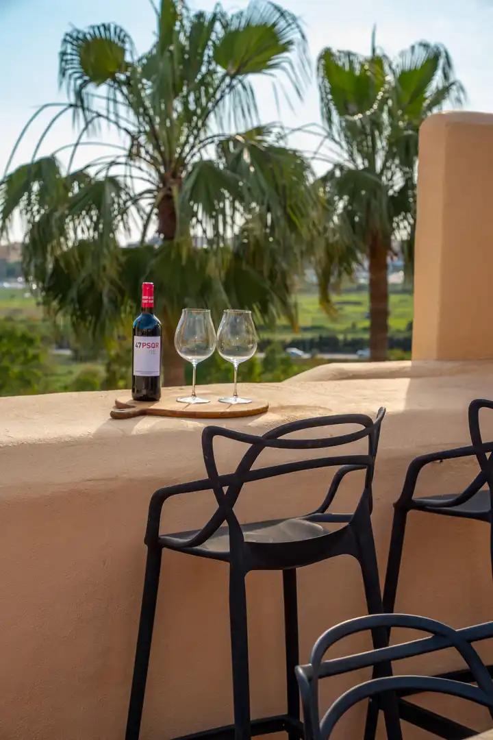 Terraza de Casa adosada en venta en Marbella con Aire acondicionado, Jardín privado y Terraza