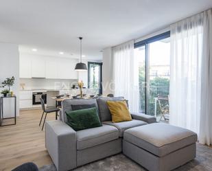 Sala d'estar de Apartament en venda en  Barcelona Capital amb Aire condicionat, Terrassa i Balcó