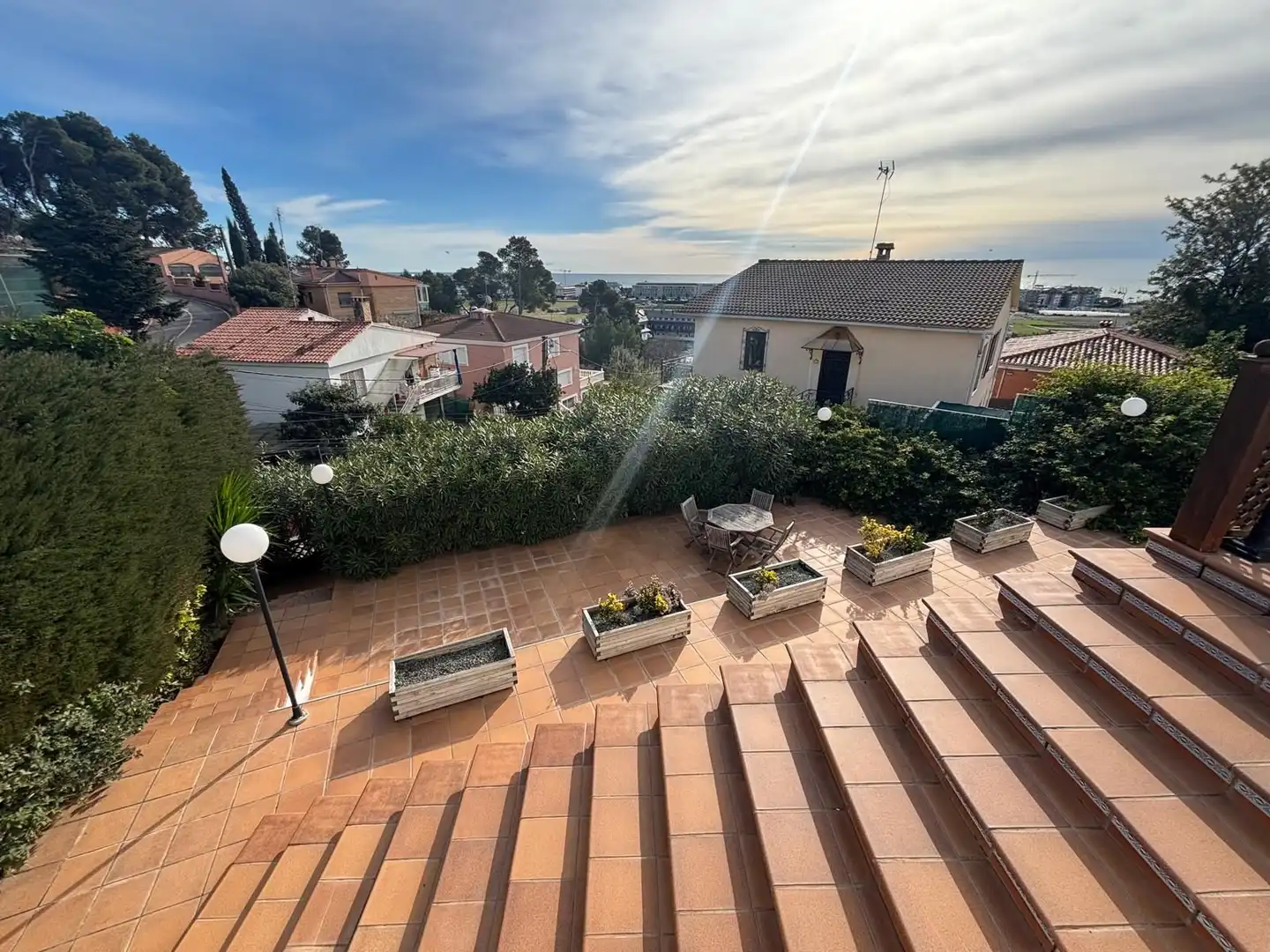 Terrace of Houses for sale in Santa Susanna  with Air Conditioner, Private garden and Terrace