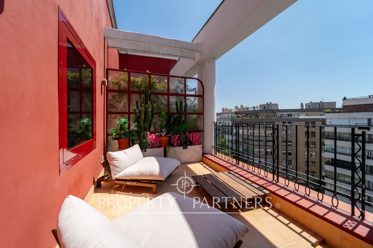 Terrace of Attic for sale in  Madrid Capital  with Air Conditioner, Heating and Terrace