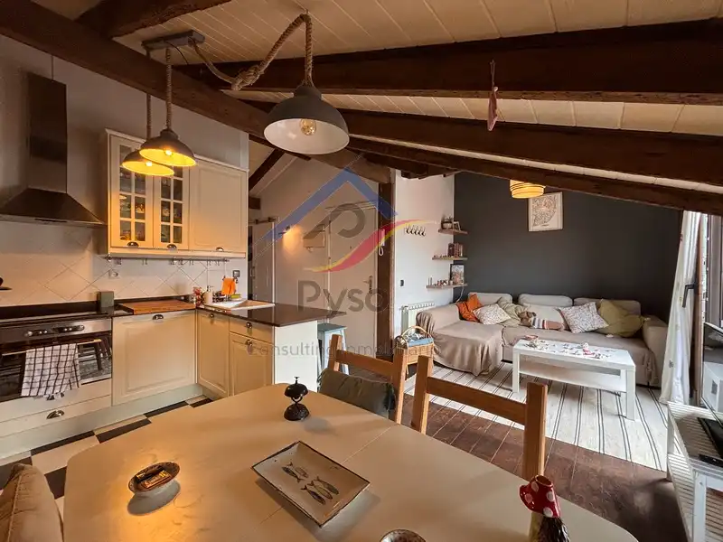 Cocina de Ático de alquiler en Santander con Calefacción, Amueblado y Horno