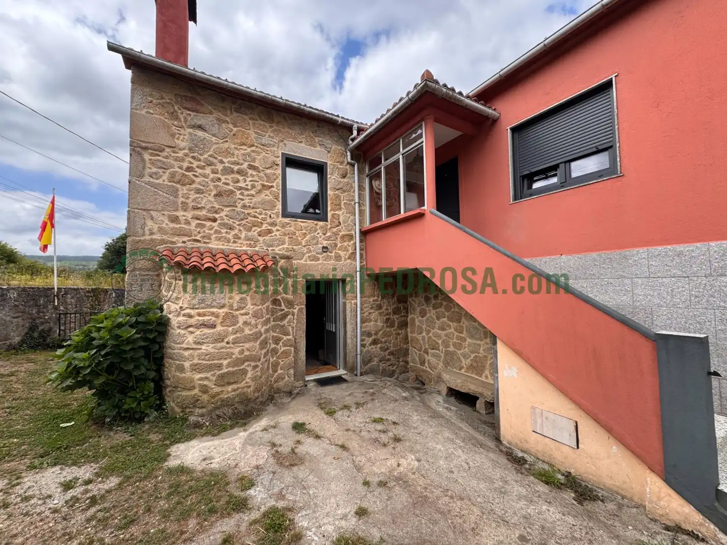 Vista exterior de Finca rústica en venda en Moraña