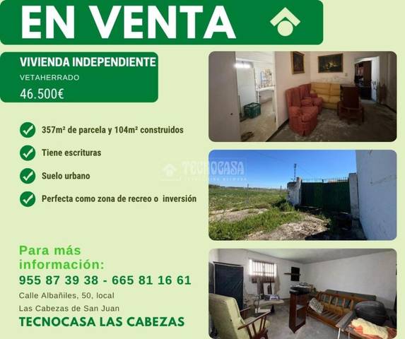 Casa-chalet en Venta en Las Cabezas de San Juan