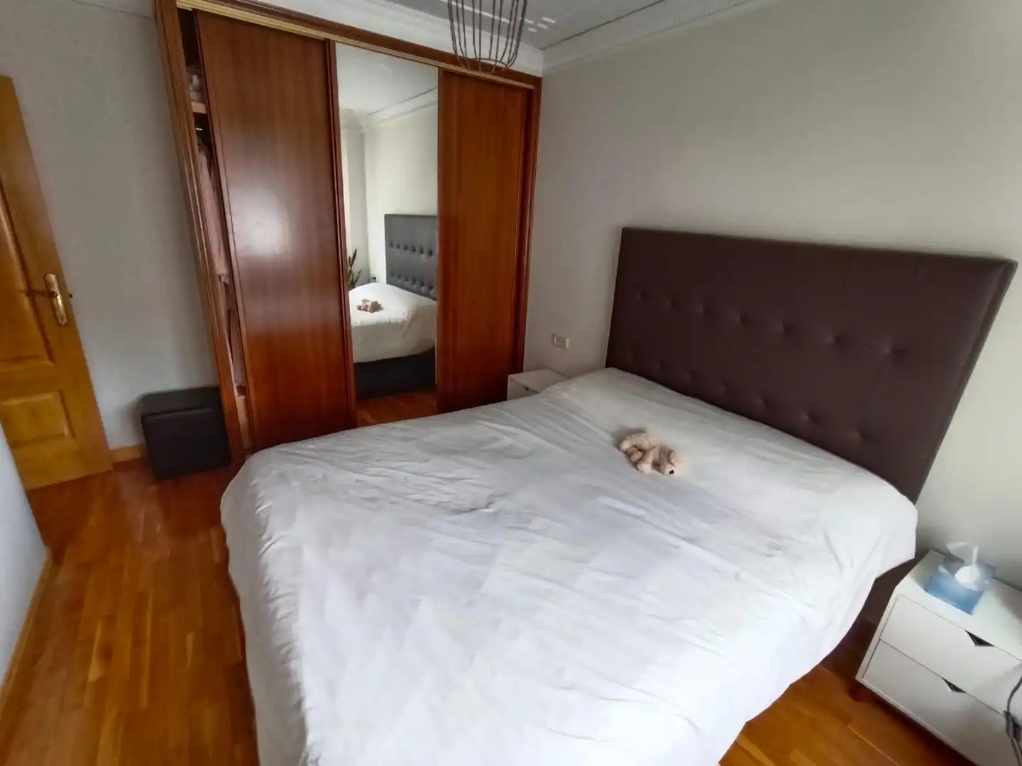 Bedroom of Flat for rent in Albacete  with Air Conditioner, Heating and Parquet flooring