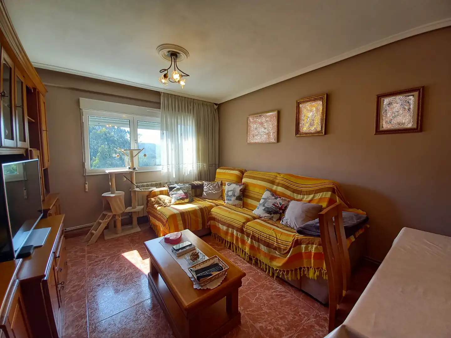 Living room of Flat for sale in Castrillón  with Heating, Storage room and Oven
