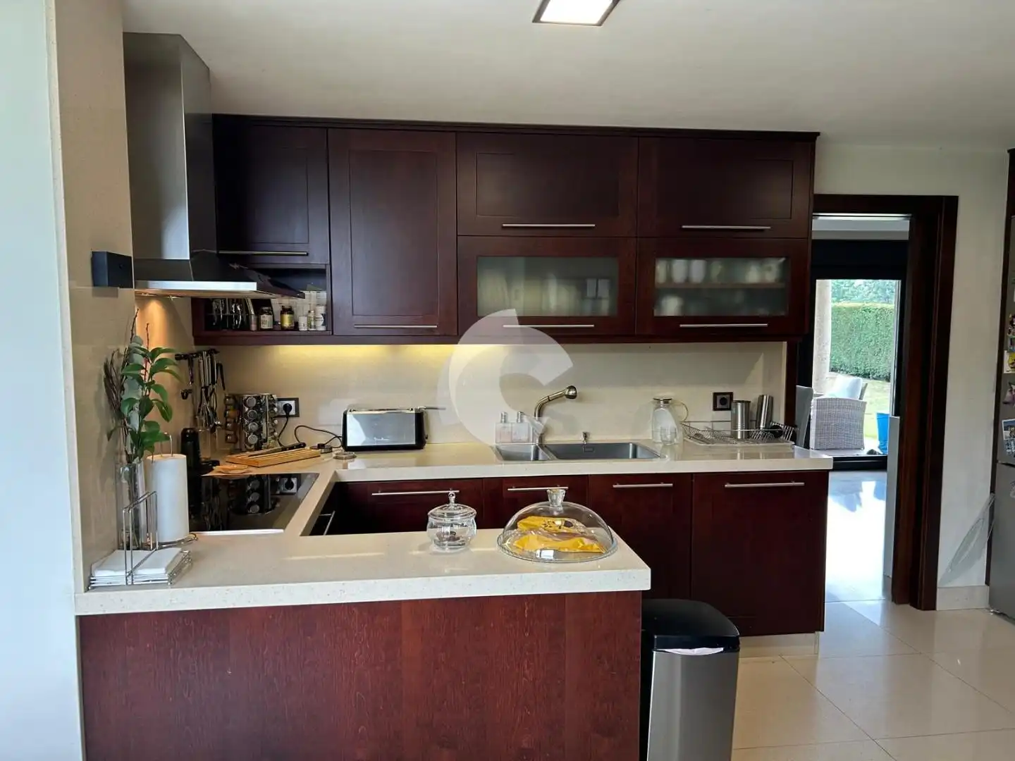 Cocina de Casa o chalet en venta en San Cibrao das Viñas con Calefacción, Jardín privado y Piscina