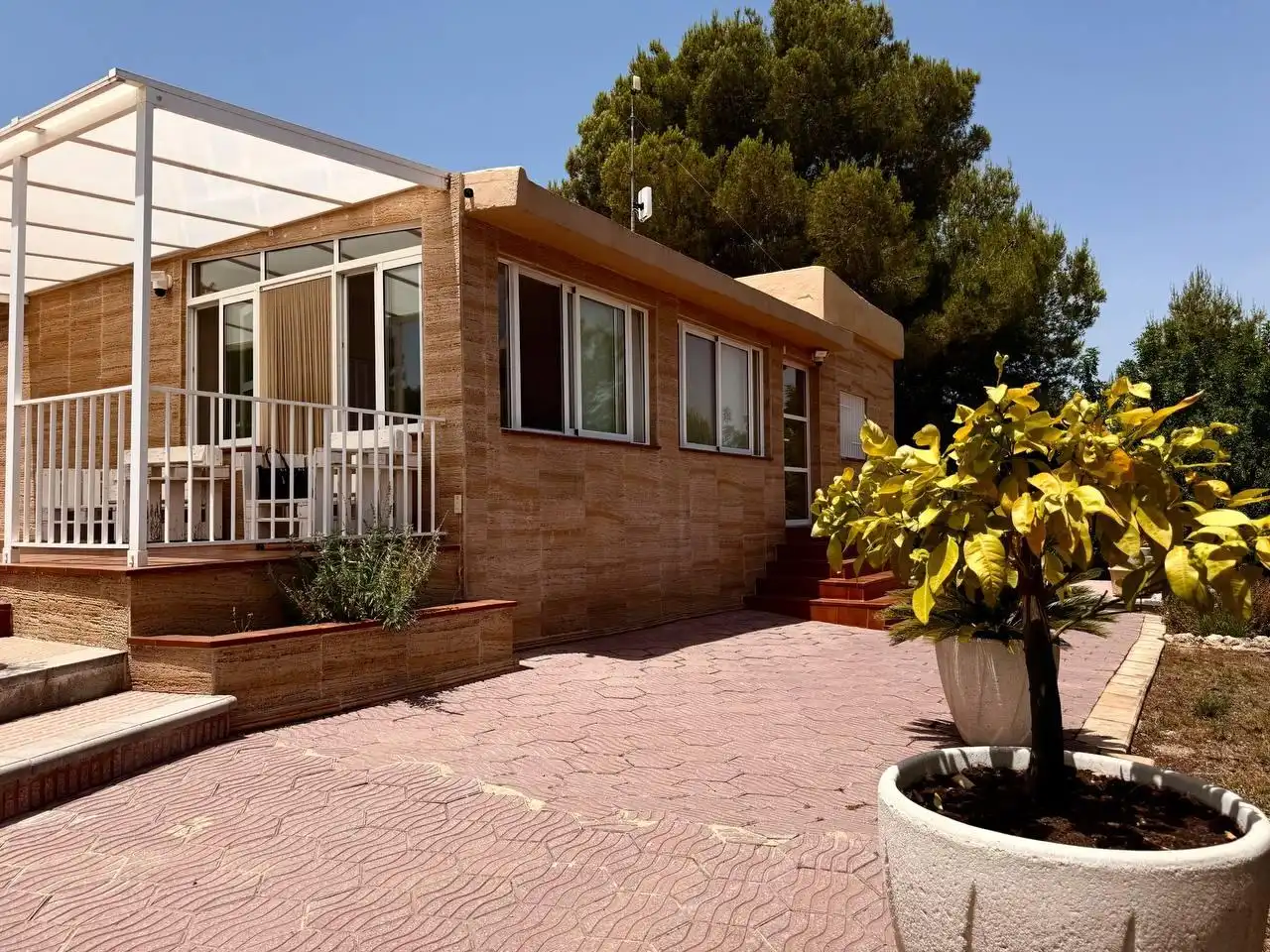 Exterior view of Houses for sale in Godelleta  with Air Conditioner, Private garden and Terrace
