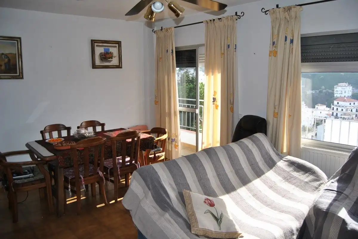 Sala de estar de Casa o chalet en venta en Cómpeta con Jardín privado, Terraza y Trastero