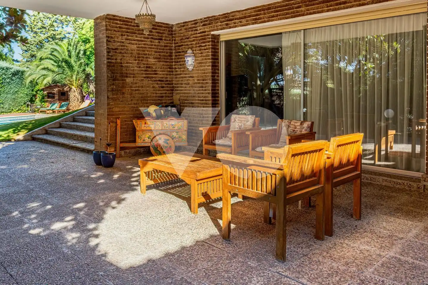 Terrassa de Casa o xalet en venda en Majadahonda amb Aire condicionat, Calefacció i Jardí privat
