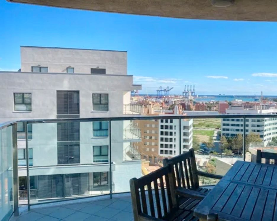 Balcony of Flat for sale in  Valencia Capital  with Air Conditioner, Terrace and Balcony