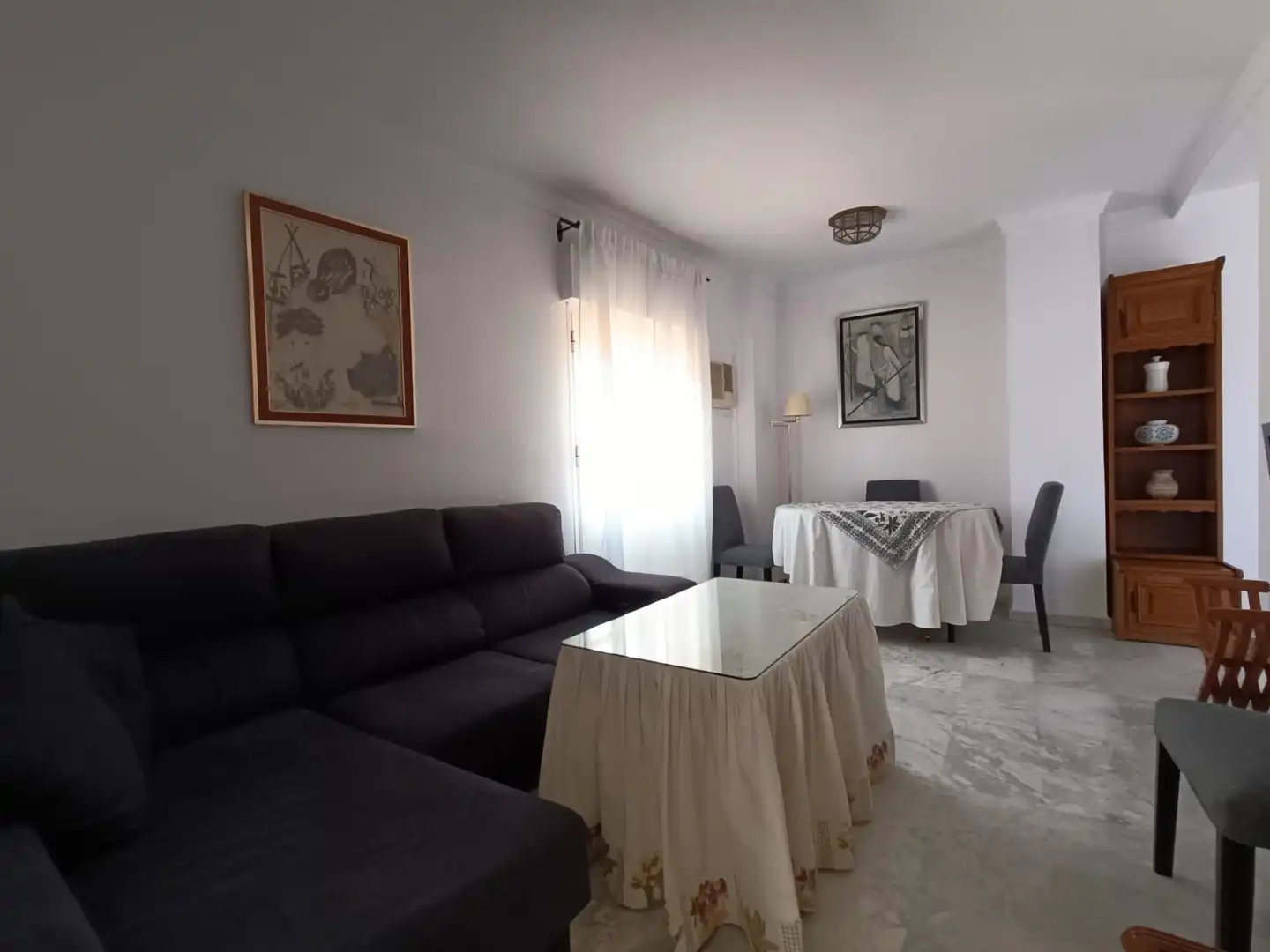 Schlafzimmer von Dachboden zur Miete in Sevilla mit Klimaanlage, Heizung und Terrasse