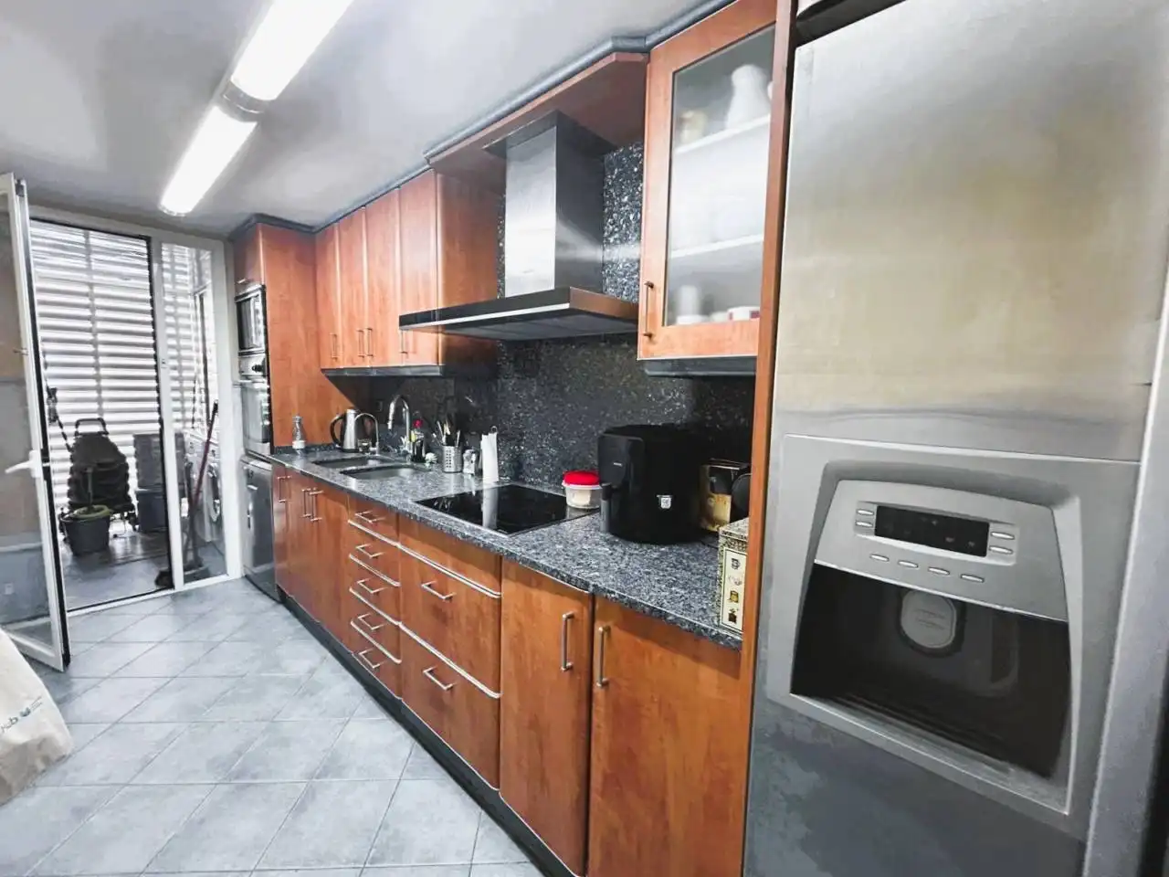 Kitchen of Flat for sale in Sabadell  with Air Conditioner, Heating and Parquet flooring