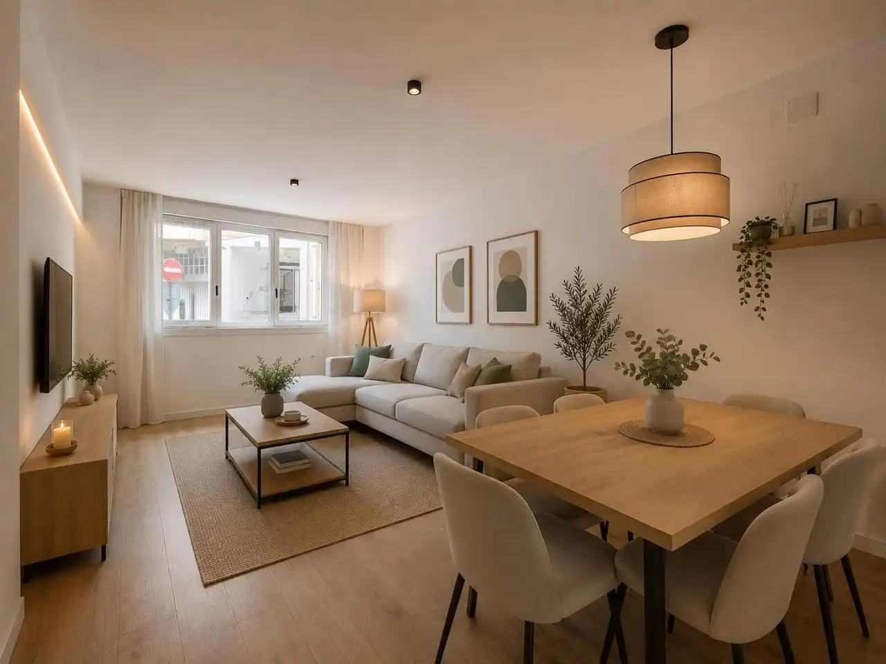 Sala de estar de Planta baja en venta en A Coruña Capital  con Terraza y Trastero