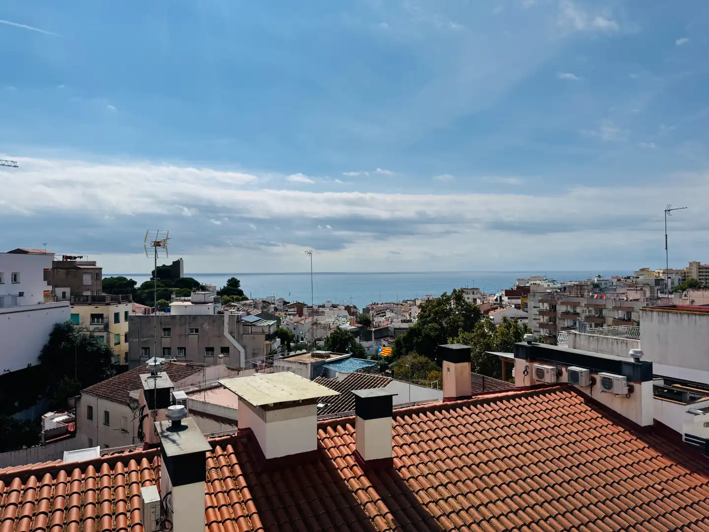 Vista exterior de Pis en venda en Sant Pol de Mar amb Aire condicionat, Calefacció i Terrassa