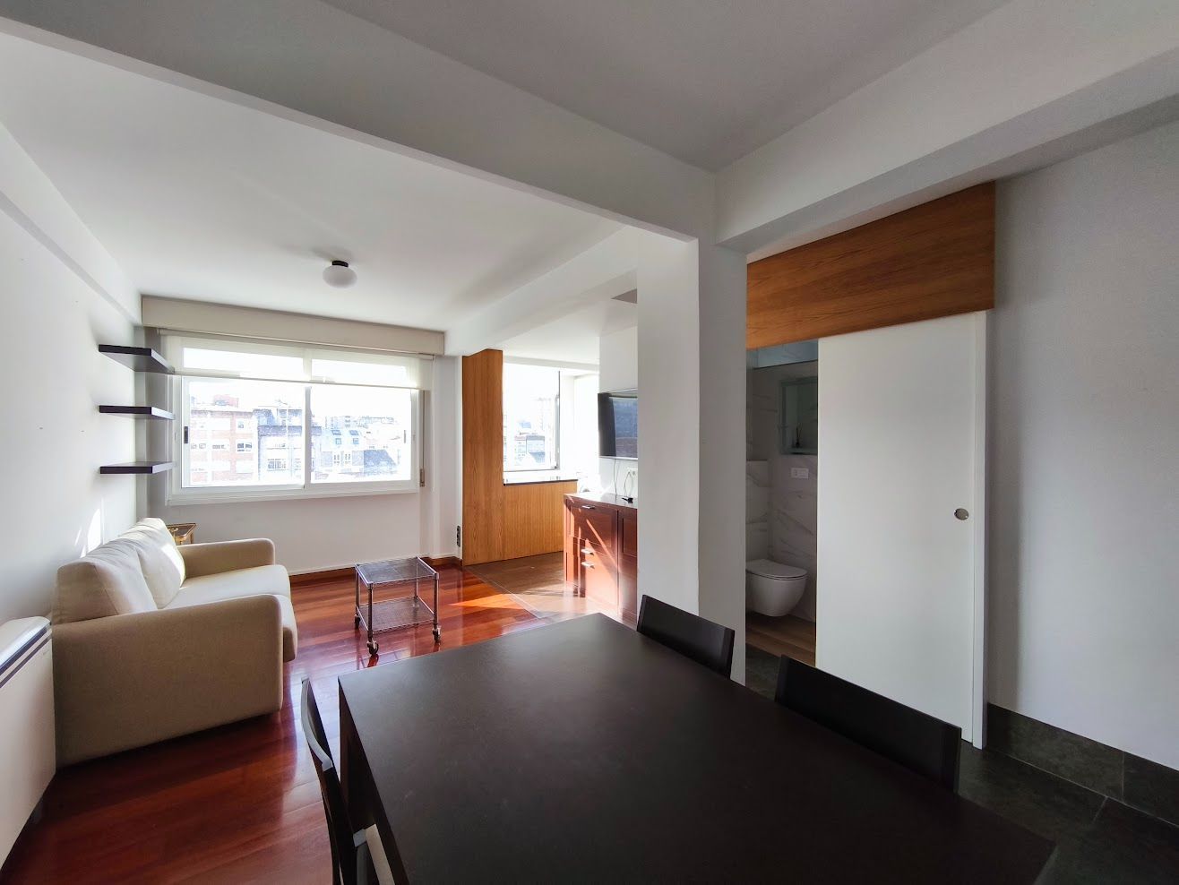 Living room of Flat to rent in A Coruña Capital   with Heating and Pets allowed