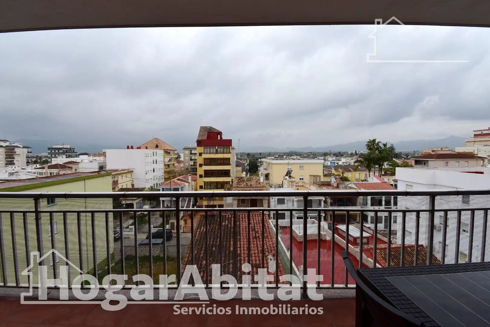 Balcony of Attic for sale in Bellreguard  with Air Conditioner, Heating and Parquet flooring