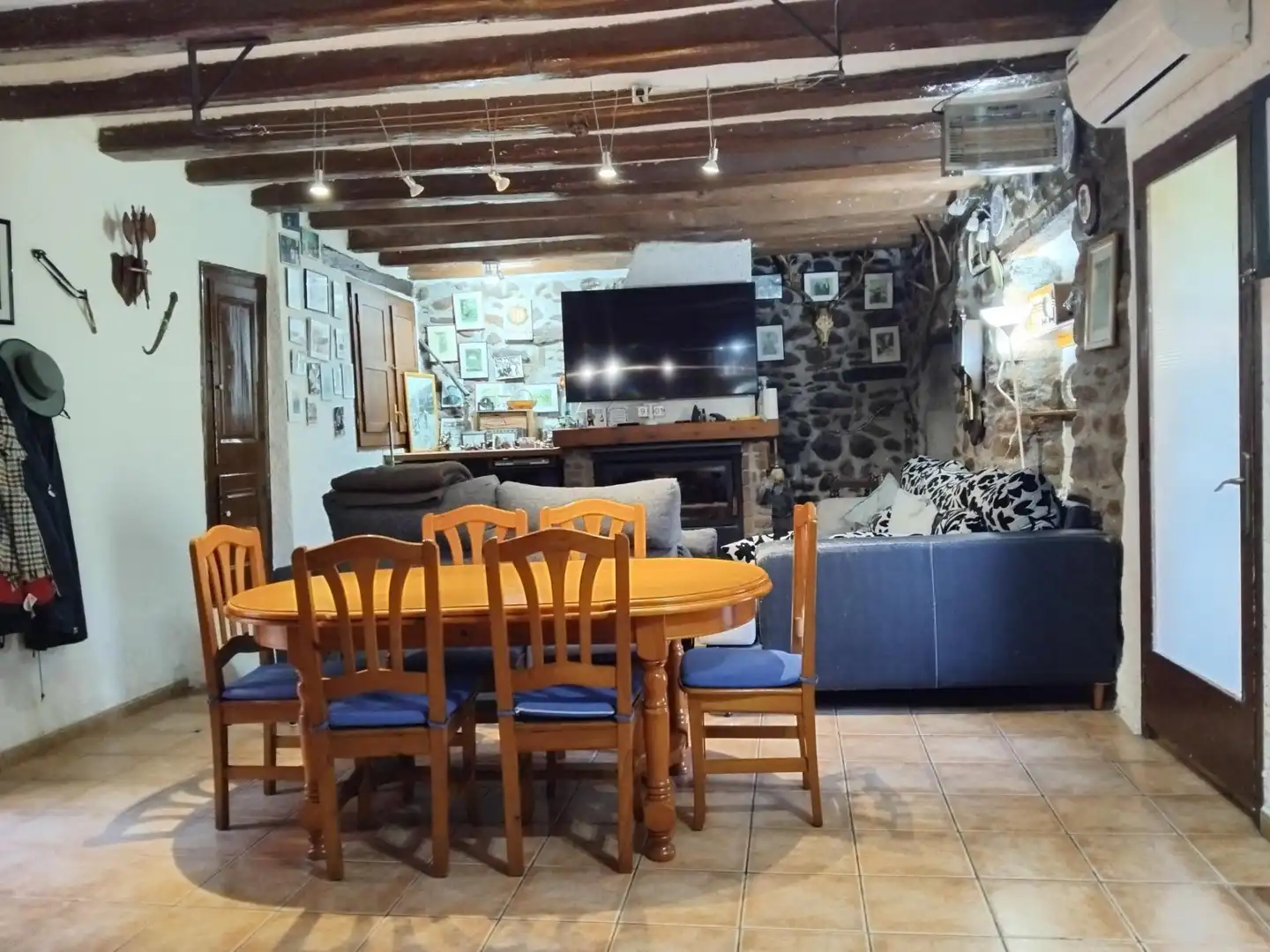 Dining room of Houses for sale in Les Valls d'Aguilar