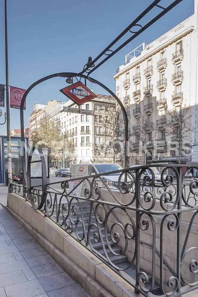Vista exterior de Pis de lloguer en Madrid amb Aire condicionat, Calefacció i Moblat