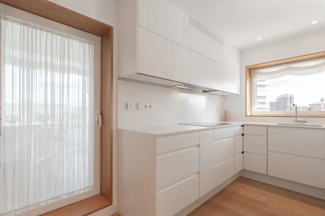 Cocina de Ático en venta en  Pamplona / Iruña con Calefacción, Terraza y Alarma