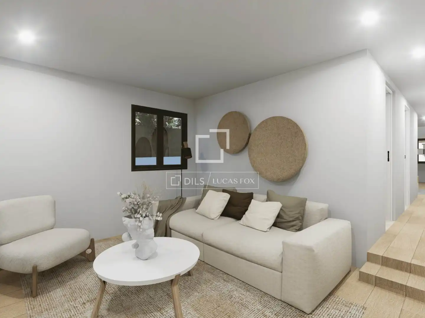 Living room of Houses for sale in Marratxí  with Air Conditioner, Private garden and Swimming Pool