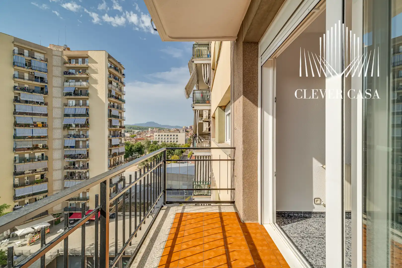Balcony of Flat for sale in Rubí  with Heating, Terrace and Furnished