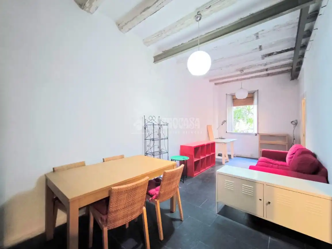 Sala de estar de Piso en venta en Barcelona con Balcón