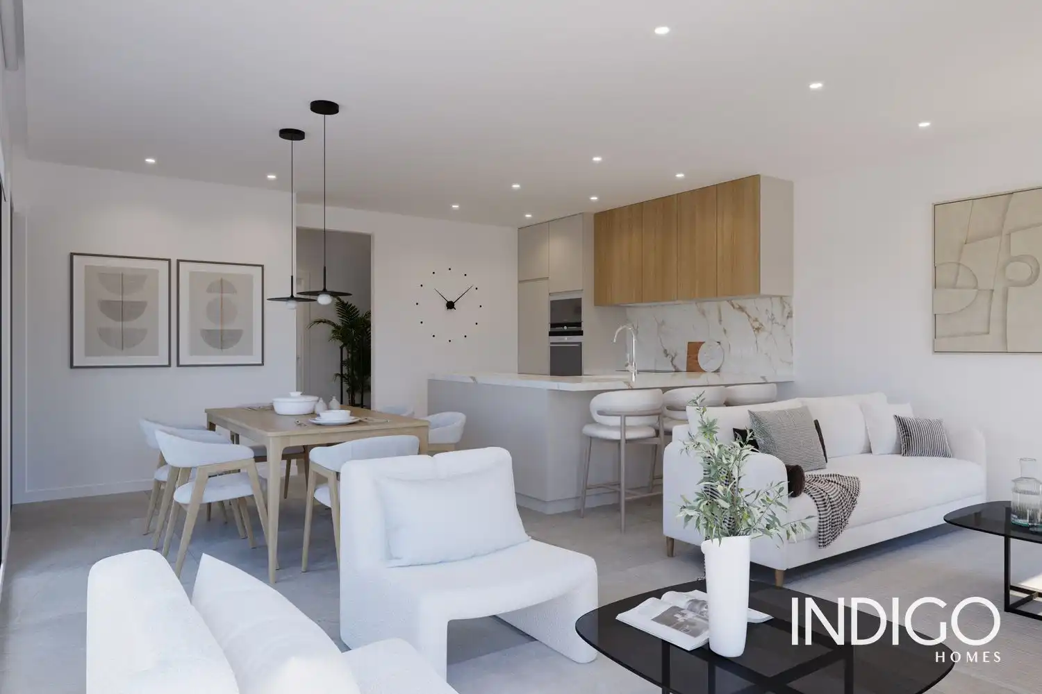 Living room of Houses for sale in Villajoyosa / La Vila Joiosa  with Air Conditioner, Heating and Terrace